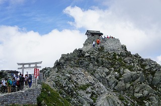 8月26日雄山山頂